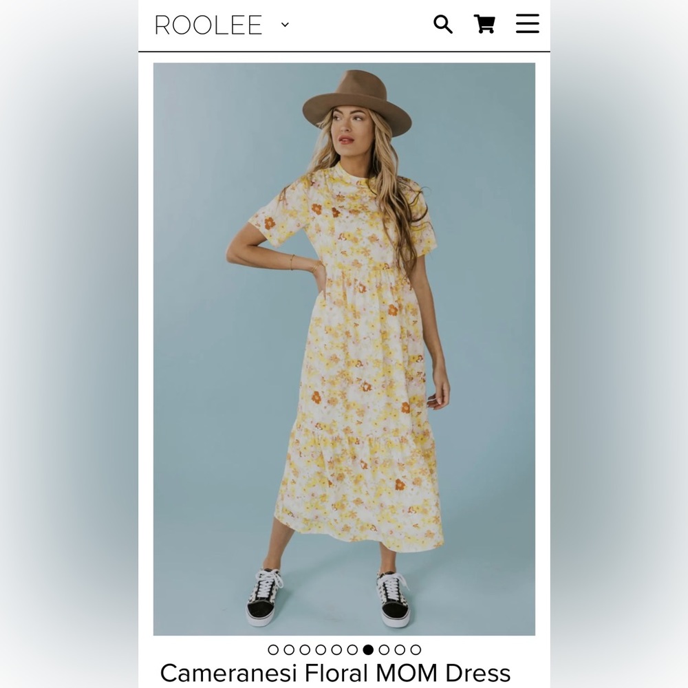 Roolee Mom Cameranesi Floral MOM Dress Size XS New Without Tags